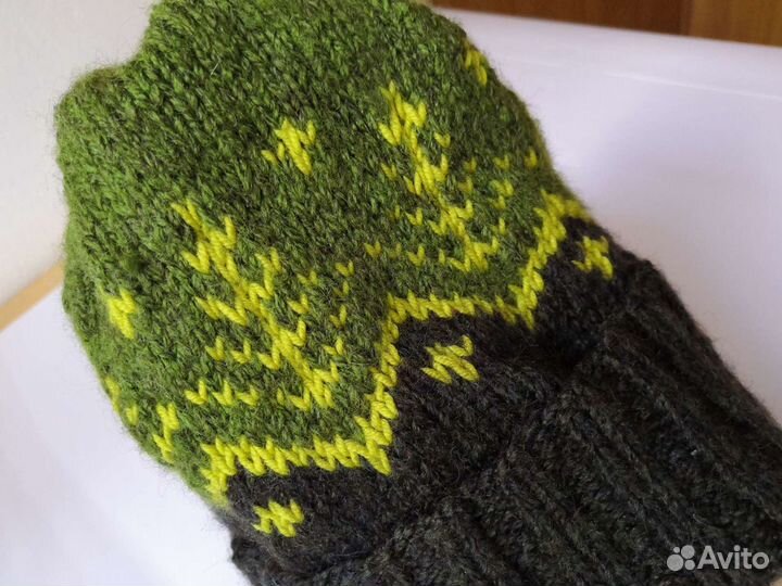 Шапка меринос шерсть 50 54 см обхват ручная работа