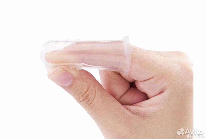 Детская силиконовая зубная щётка 0+ новая