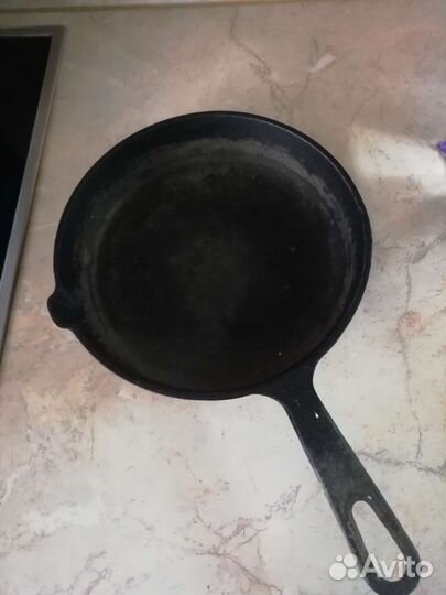 Чугунная сковорода СССР б/у