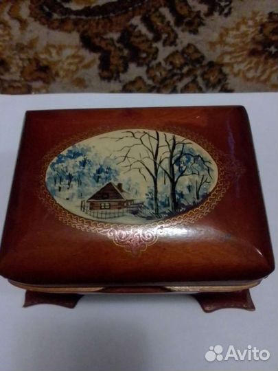 Шкатулки деревянные резные СССР