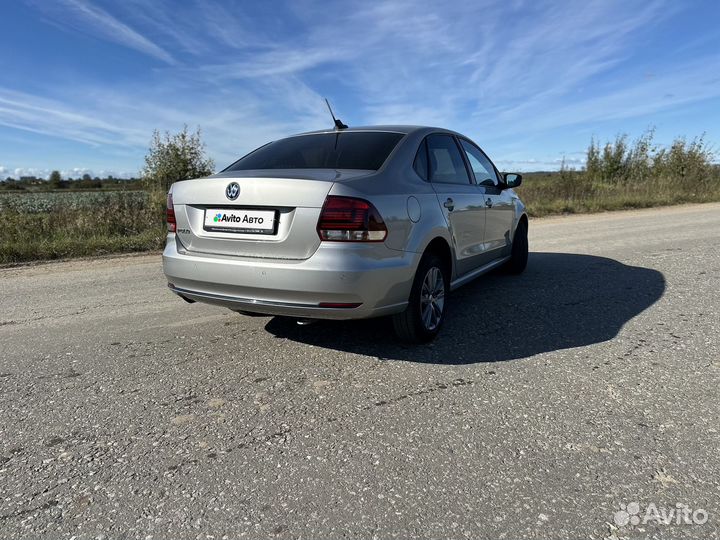 Volkswagen Polo 1.6 AT, 2019, 60 500 км