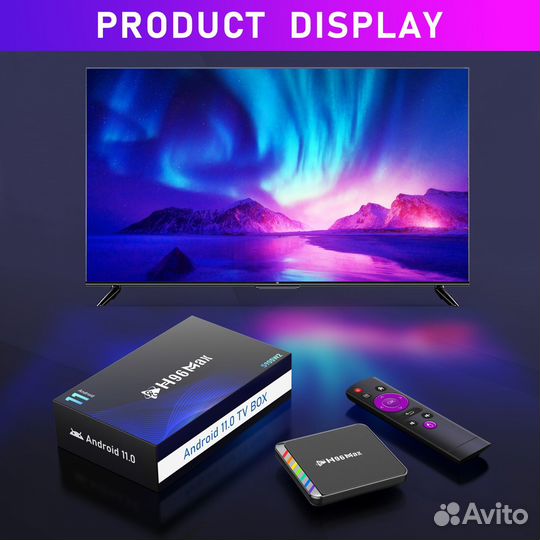 Смарт тв приставка H96 Max W2 4/32GB, Amlogic S905