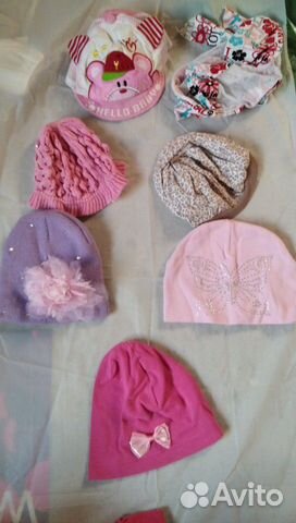 Шапочки на девочку