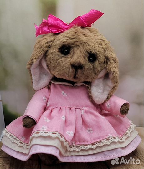 Игрушка ручной работы. Зайка Тедди