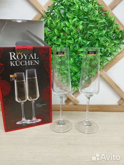 Бокалы для шампанского,Royal kuchen, новые
