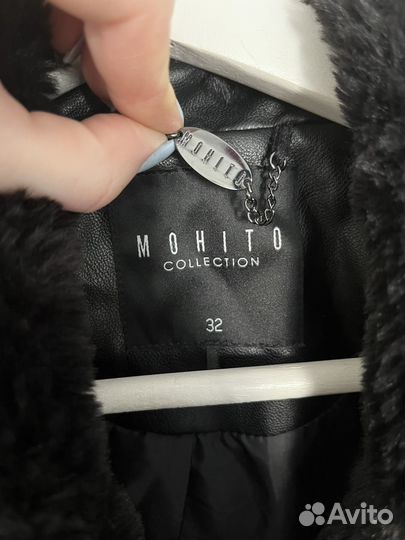 Искусственная шуба пальто Mohito новое 32-34
