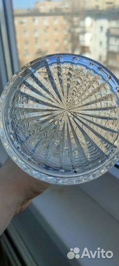 Графин хрустальный серебро, мельхиор СССР,серебро