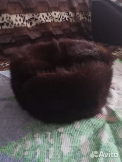 Норковая шапка мужская новая 58