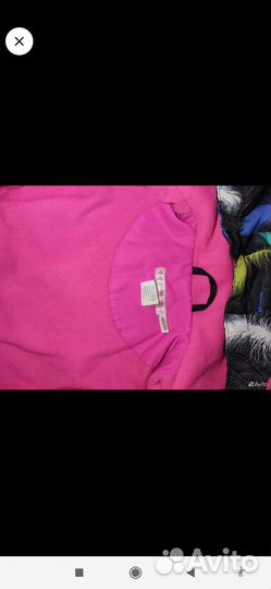 Комбинезон на флисе для девочки 86