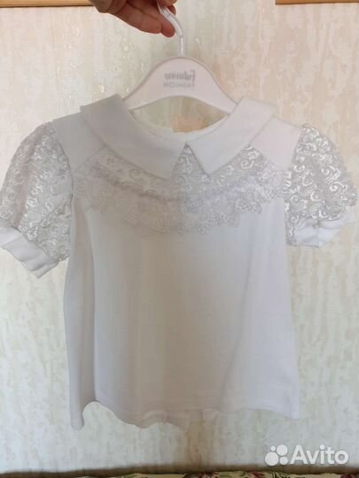 Блузки школьные 128р