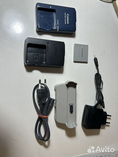 Зарядки для Sony Canon Nokia рабочие