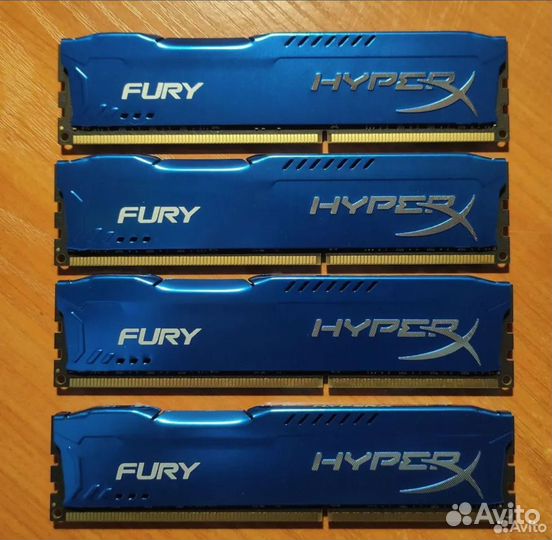 Оперативная память HyperX Fury DDR3 8Gb 1600