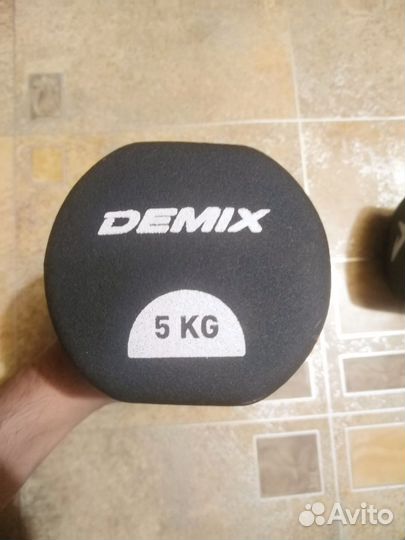 Гантели Demix 5 кг