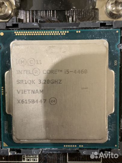Комплект i5-4460, ddr3 8gb, gigabyte GA-Q87M-D2H