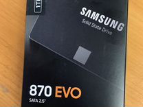 Новый SSD 1000 гб SATA диск Samsung 870 EVO 1tb