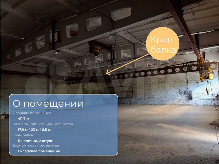 Склад, 411.7 м²