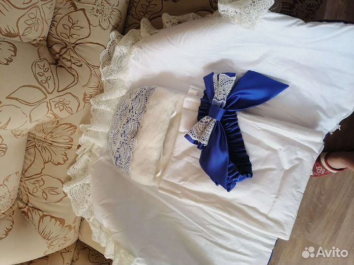 Конверт на выписку для мальчика зимний