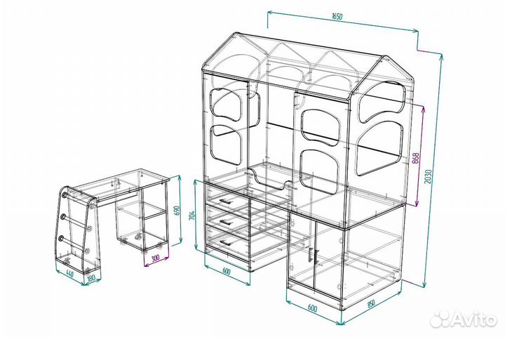 Детская кровать 