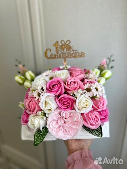 Мыльные розы, букеты к 1 сентября