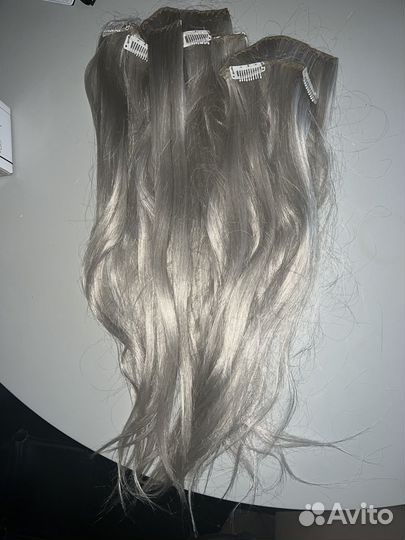 Волосы на заколках / накладные волосы