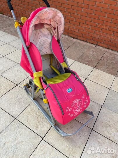 Санки коляска ника