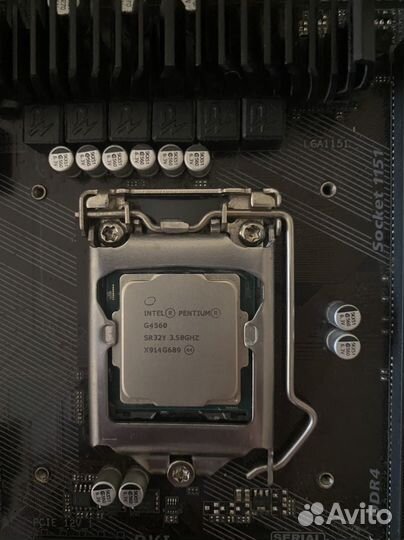 Мат.плата B250- Fintech с проц. Pentium G4560