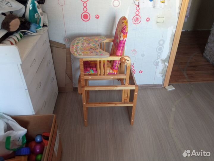 Стульчик для кормления трансформер Gnom