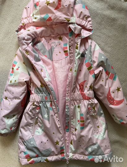Куртка демисезонная для девочки crockid 104-110