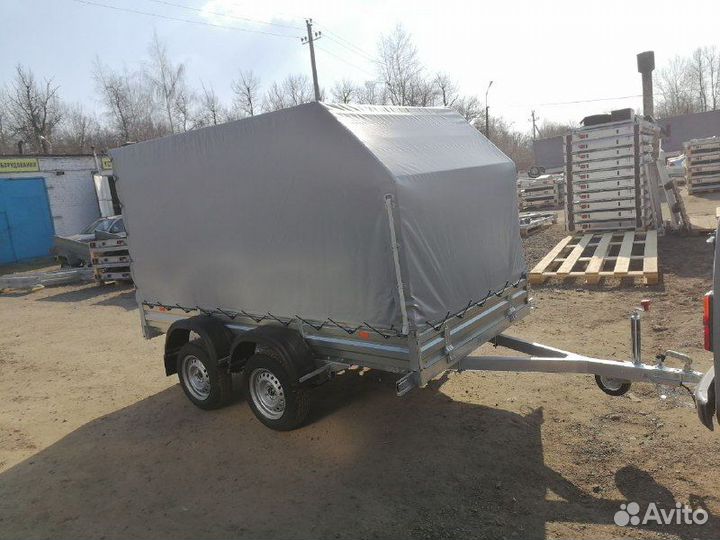 Прицеп двухосный 817731.022. Установка фаркопа