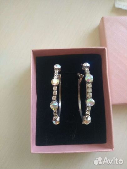 Серьги винтажные