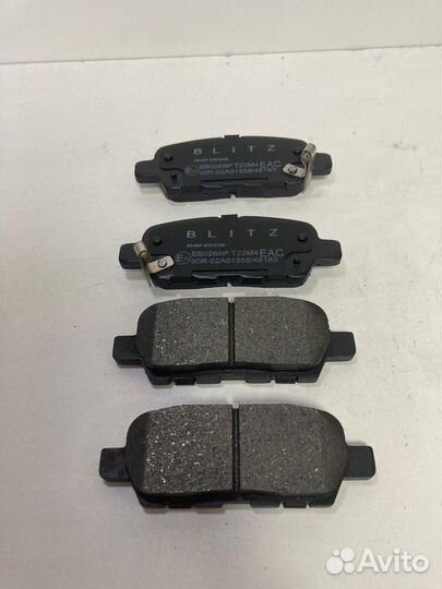 Колодки тормозные задние nissan renault infiniti