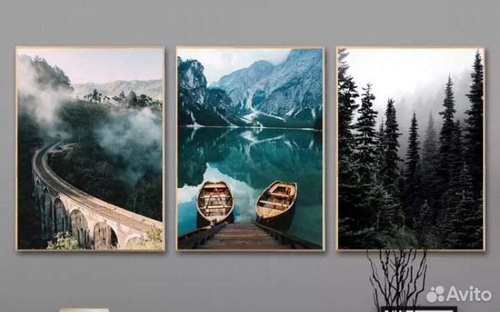 Набор картин на холсте 