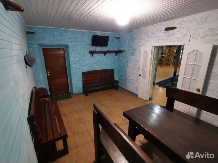 Баня сауна с бассейном