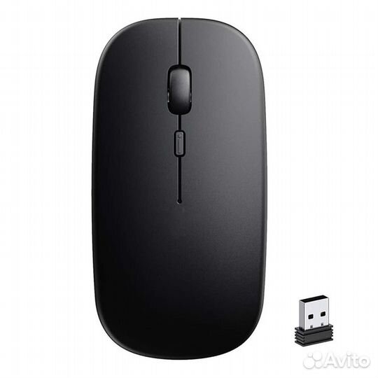 Беспроводная бесшумная мышь JBH EWM01 черная белая