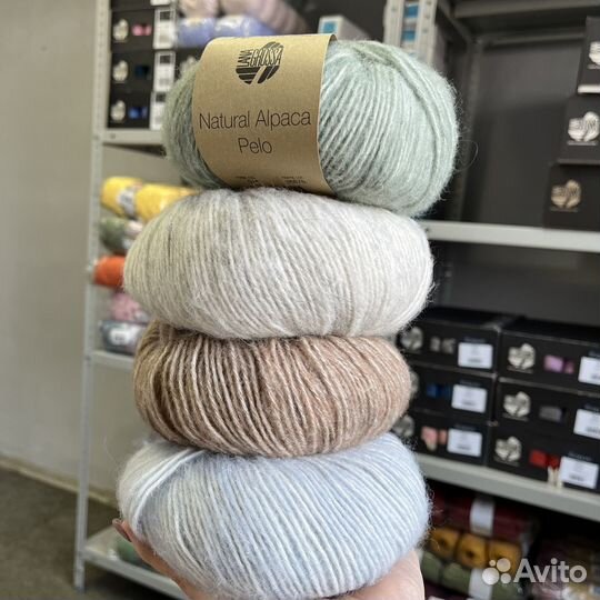 Пряжа Lana Grossa natural alpaca pelo