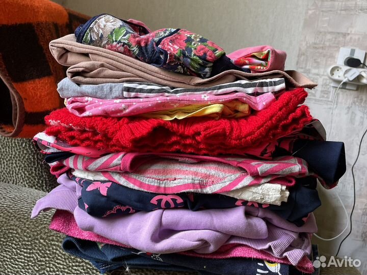 Вещи пакетом на девочку 110-122