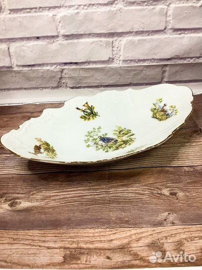 Блюдо для хлеба, 34 см Охота» Bernadotte