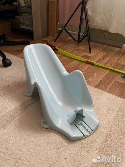 Детская горка для купания, коврик в ванну, круг