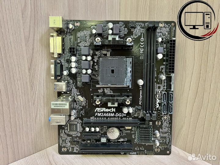 Материнская плата FM2+ ASRock FM2A68M-DG3+