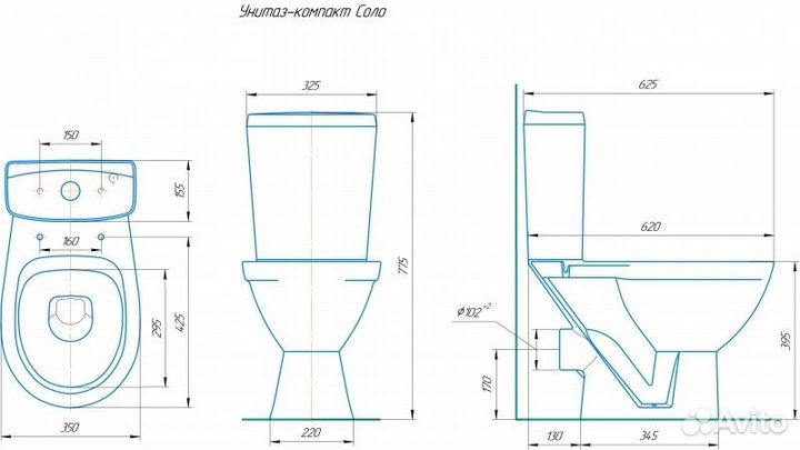 Унитаз-компакт 