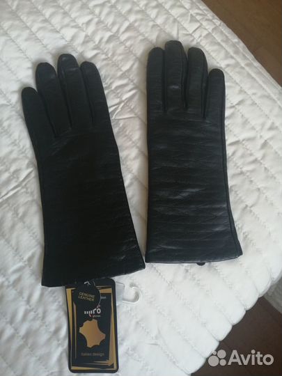 Перчатки новые натуральная кожа 7,0