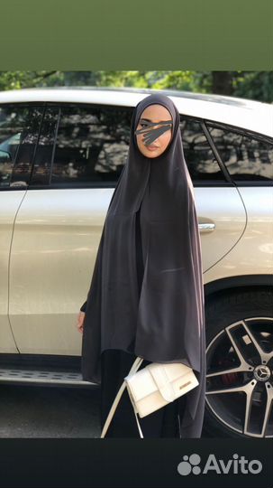 Шарф со вшитой боней