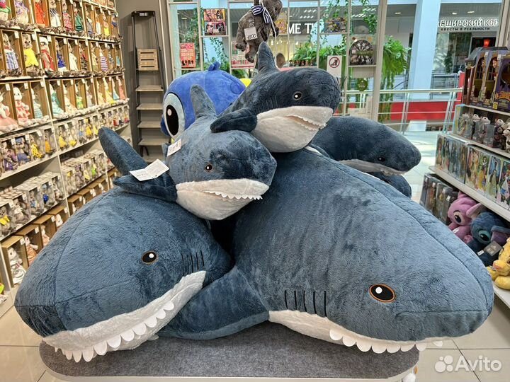 Акула Блохэй Икея 40/60/80/100/120/140см