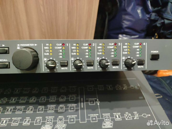 Эстрадный для концертов процесор кроссовер EV DX38