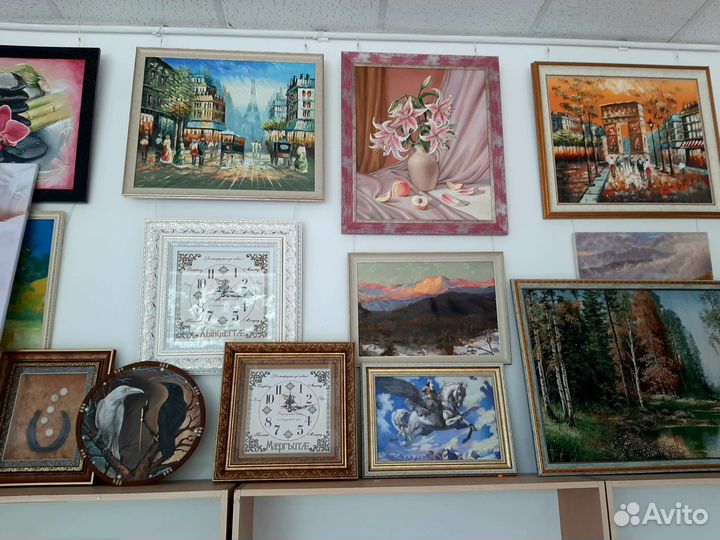 Картина маслом багетная мастерская