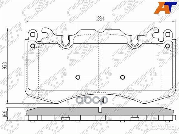 Колодки тормозные перед range rover sport 5/0 0