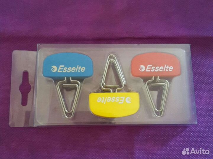 Канцелярия-фирменные зажимы для бумаги.12-штук