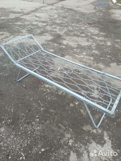 Кровать новая, походная, железная, раскладная