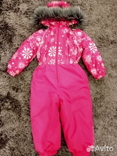 Зимний комбинезон для девочки 98 huppa