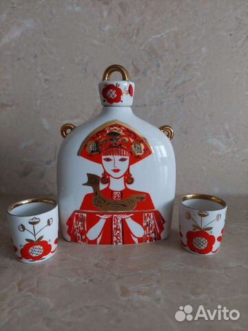 Графин с рюмками СССР